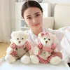 2pcs 26cm kawaii para misia pluszowa lalki zabawkowe nadziewane miękka poduszka dla dzieci dla dzieci urodziny