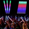 LED Rave Toy Foam Glow Sticks LED Multi-Farb-Elektronikleuchten Partyzubehör für Party Hochzeitsgeburtstagskonzert Weihnachten 240410