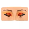 Le plus récent silicone 5D Eyevrow Makeup Practice Skin Pad Professional pour maquillage Beauty Academy Silicone Eye Moule