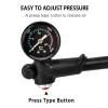 ZTTO 300psi High-pressure Bike Air Shock Pump With Gauge Bicycle Tire Inflator For Schrader Presta Valve Tyre Fork Suspension
