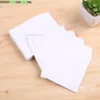 100st/Lot Square 8x8cm Kraft Brown/White/Beige EnuLLes Square Small Envelope Card Bank Card Membership Card Envelope Office