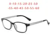 Lunettes de soleil 0 -1,0 -1,5 à -6,0 Frame gris transparent Squêtes de myopie Myopie Finies Femmes Men Men de prescription Eyeglasse 3 Couleur Facultatif