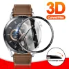 3D krökt mjuk skyddsfilm för Huawei Watch GT 3 2 GT3 GT2 Pro 42mm 43mm 46mm Smartwatch Screen Protector Cover inte glas