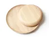 Lanche de madeira redonda prato de madeira japonês lanches de madeira bolo placa de frutas conjunto de manteiga sólida bandeja de jantar de bife de mesa de mesa