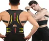 Magnetische achterkant ondersteuning brace houding correctie neopreen taille training korset schouder wervelkolom richten fitness taille trimmer2462855