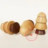 New Style Natural Wood Smoking Dry Herb Tobacco Spice Miller Pill Storage Bottle Stash Case Portable Tree Shape Seal Container Jars Desktop Decoration Wooden Tank