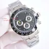 Round Watch Fashion Movement AAAA 40*12.3mm Gray Automatic Black Business Designers Men's Superclone 7750 Chronograph 86 Montredeluxe