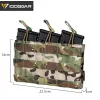 Idogear Triple Magazine Mucke 5.56 Mag Pouch Open Top Gear Tactical Magazine Magazine Magazine 3526