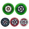 84 mm 4 roues + cadre en ligne Base de patinage 4x84 mm 84A Pneu à rouleaux avec ILQ-11 608 Boulon d'espaceur de roulement pour SEBA 84 Skating