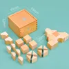 Pré -escolar Montessori Toys educacionais de madeira Froeblos Blocks Grace Ensinar Auxília Ajuda Early Stem Sensory Arts Math Toys for Kid