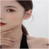 Boucles d'oreilles Stud Korea Trend Lucky Four Star for Women Fashion Fashion Elegant Temperament Hip Hop ASYMETRIC STARS BROUPES BIJELRES CADEAU DE DEL DHFIL