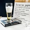 2pcs verres de bière artisanaux d'épaisseur grande capacité à bière professionnelle tasse de bière transparente Verre Verre Coup Club Bar Party Drinkware à domicile