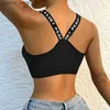 Yoga Tenues Elastic Sports Bra Suspender Top Womens Sports Bra sans anneau en acier absorption Séchante rapide Séchante confortable à la mode sous-vêtements Y240410