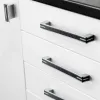 Kkfing Simple Nordic Chrome Black Kitchen Cabine Dover Gangels Zinc сплавные ручки шкаф