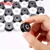 Flrhsjx coudre fil bobines bobines bobines de machine à coudre avec fil pour la machine à domicile accessoires de couture bricolage noir et blanc