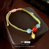 Blume gewebt verstellbarer nationaler Stil Personalisiertes Design Armband China-Chic-vielseitige Handschmuck Frauen Frauen