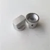 2pcs Aluminiumknopf für Potentiometerknopf Entenbill Silber 20*15 mm Cap Car Knob Switch Cap Encoder Volumensteuerung für Verstärker