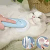 Kattborstkam hårborttagning självrengöring loppkam för katter och hundar husdjur grooming comb automatiska katter hårborste husdjur leveranser