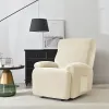 Gul sammet plysch återfå täckning lat pojkestol täcke solstol en sits soffa soffa slipcover fåtölj täcker 4 separat