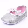 Sneakers de nieuwe glitter boog prinses meisjes schoenen baby baby schoenen comfortabele softssoled schoenen goud zilver roze, zoete en schattige mode