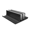 Stationen Aluminiumlegierung Tablet Book Notebook -Halterung Doppelschlitz vertikaler Laptop Stand