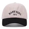 Ball Caps Baseball rayé pour les hommes femmes mode bébé fille broderie Snapback CAP CONSTUSSIBLE HAUT CHAPIN