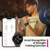 Regarde les nouveaux Amazfit GTR 4 Smartwatch Dualband Positionnement Bluetooth Appels téléphoniques Smart Watch Storage Music pour Android iOS