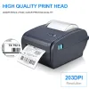 Cases Thermal Shipping Labels Printer 4 Inch Desktop 4x6 Barcode Express Label Stickers Usb Bluetooth 40110mm Width Waybill Printer