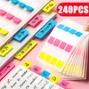 Indexaufkleber Kawaii Student Stationery Daily Planer Label Tags DIY Scrapbooking Sticker Klassifizierende Marks Office Supplies Paster