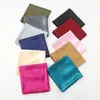 90cm Düz Renkler Neckerchief Hicab Eşarp Kadınlar İpek Saten Bandı Saç Eşarpları Kadın Şallar Kafa Eşarpları Bayanlar için 240407