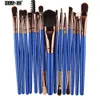 Makeup Brushes 15Pcskit Set Eye Shadow Brow Eyeliner Eyelash Lip Foundation Power Cosmetic Make Up Brush Beauty Tool6086296 Drop Deliv Otity