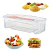 Storage Bottles Spaghetti Noodle Cooking Box Fridge Organizer Bin Microwave Pasta Cooker Heat Clear Ramen Bowl With Lid Fruit Container