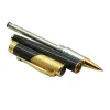 Jinhao 9009 stylo à rollerball en or de luxe avec clip diamant lisse en métal.