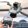 Drohnen K998 Professionelle Drohnen Dual 4K Kamera HD Sehverleih von bürstenlosen Motor Dron GPS Optical Flow WiFi Quadcopter Toys