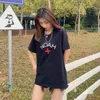 Designer Fashion Abbigliamento tees di lusso Tshirts Noah Prima generazione Black Soul Cross Stamping Short Short Round Neck High Street Casual Versatile Use Versatile Womens Cou Cou