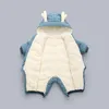 New born Warm Baby coat Winter Hooded mantle Rompers Thick Outfit Jumpsuit Overalls Snowsuit Children Boys Clothing kids clothes