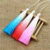 5PC Multicolor Ice Silk Tassels Polyester Gradient Color DIY Jewelry Decorative Key Accessories Bag Pendantr Tassel Fringe Trim