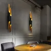 Modern design lamp Delightfull Coltrane Wall Lamp Black Gold Inclined Wall Light up down aluminum pipe lights279C