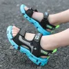 Zapatillas de deporte 2022 nuevas sandalias de primavera para niños verano informes de fondo suave calzado transpirable zapatos de goma sandalias para niños