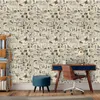 Wallpapers Self-adhesive Waterproof Removable Wallpaper Stickers Old Spaper Home Living Room Decoration