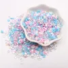 5mm white Snowflake Polymer Clay Slices Mixed Mints Sprinkles Fake Pearls Slime Crafts Filling Accessories