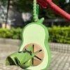 Hundekleidung 2 in 1 Abfallbeutelspender Avocado Hundehalter Form