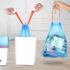 Verdiking van afvaltas Automatisch Sluiten Portable Blue Combo Bucket Ash Trash Bags vuilniszak Big Trash Bag