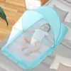 0-1-letni Baby Mosquito Net Szyfrowane siatkę Universal Crib Crib Cover Składane nowonarodzone łóżko Blackout Mosquito Cover