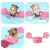 Baby Summer Non-Inflatable Float Lying Swimming Ring Children Waist Float Ring Floats Pool Toys Swim Trainer Sunshade Swim Ring