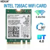 Карточный ноутбук WLAN для Intel 7265NGW Dual -полос Wirelessac 7265 867 Мбит / с 802.11AC 2 x 2 Wi -Fi + Bluetooth Bt 4.0 Ngff M.2 Mini Card