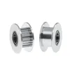 5pcs GT2 Idler Timing Pulley 16-Tooth 20-Teeth con foro da 3 mm o 5 mm con cuscinetti per parti della stampante 3D 2GT Cintura di temporizzazione 6 mm 10 mm