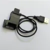 جديد TW64 68 للساعة الذكية Universal USB شحن الكابل الشاحن مقطع 2/3 دبابيس بين 4/5.5/6 مم أسود