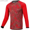 Camicie ciclistiche tops da uomo in discesa maglietta maglietta moto moto maglia enduro offroad dh jersey motocross bycross sport abbigliamento abbigliamento y240410