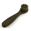 Long-handled Horse Hair Shoe Round Head Cleaning Brush Solid Color Useful Household Soft Polishing Tool Cleaning Brush